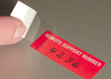 Self Laminating Asset Label