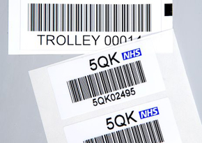 Silver Polyester Asset Label