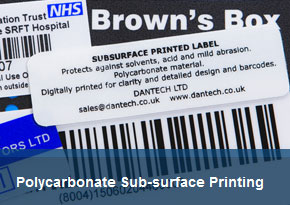 Polycarbonate Sub-surface Printing