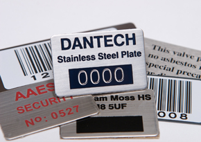 Stainless Steel Asset Labels