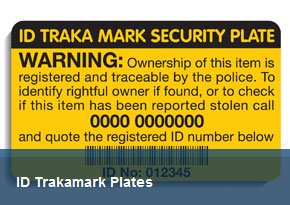 ID Trakamark Security Plates