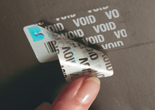 Tamper Evident Void Asset Label