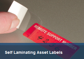 Self Laminating Asset Labels