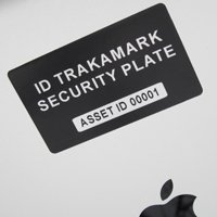 iPad security plate