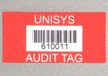 White Vinyl Asset Label